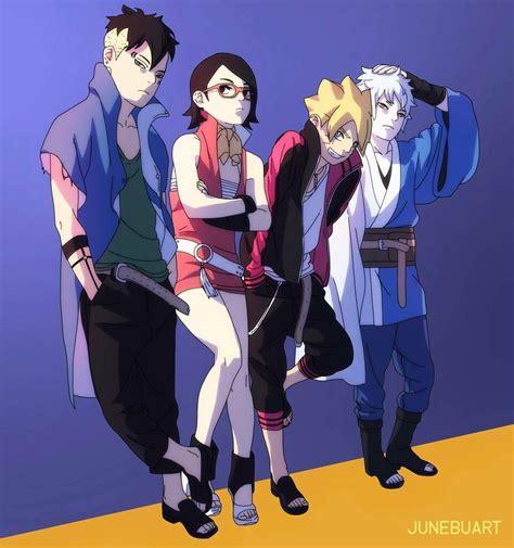 Posters Collections Poster A Boruto Next Generations Sarada Mitsuki Naruto Sasuke Manga Anime