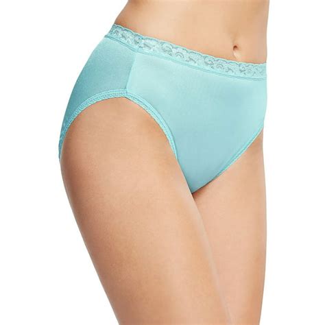 Hanes Hanes Womens Nylon Hi Cut Panties 6 Pack Style Pp73as