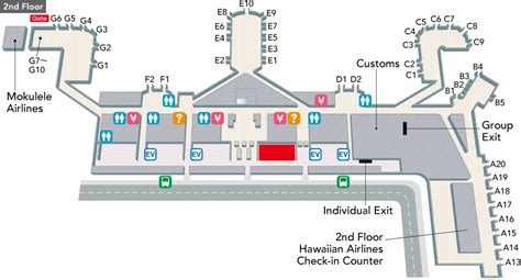 Honolulu Airport Terminal Map Time Zones Map World