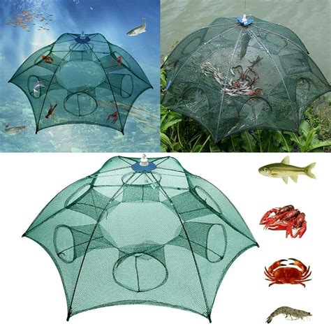 Portable Bait Traps Fishing Nets Foldable Easy Use Hand Casting Bait