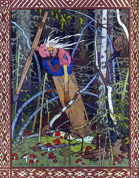 Baba Yaga Russian Folktales Classic Witch Russian Life