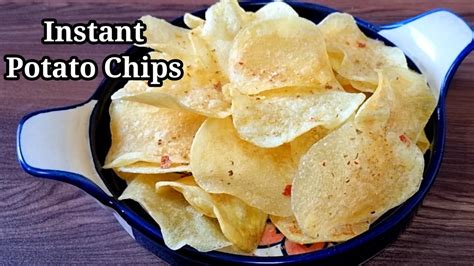Instant Potato Chipsmaking Potato Chipshow To Make Potato Chips