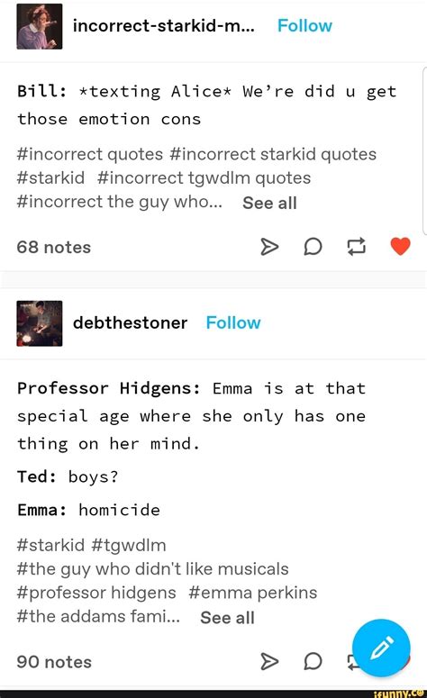 This slang page is designed to explain what the meaning of beetlejuice is. Incorrect-starkid-m... Follow Bill: *texting Alice* We're ...