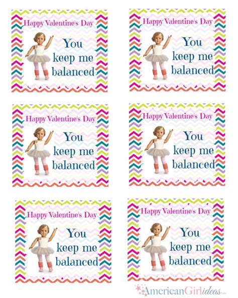 American Girl Doll Valentines Printables American Girl