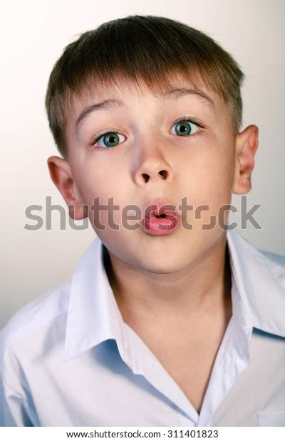 Surprised Kid His Mouth Open Stock Photo Edit Now 311401823