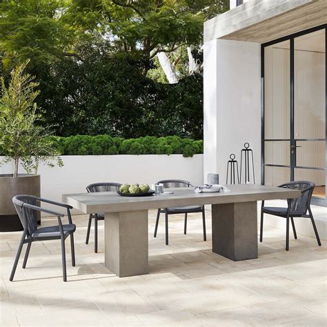 Abbott Concrete Indooroutdoor Dining Table Dining Tables Outdoor