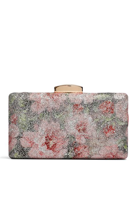 Pink Floral Box Clutch By Sondra Roberts For 11 Rent The Runway