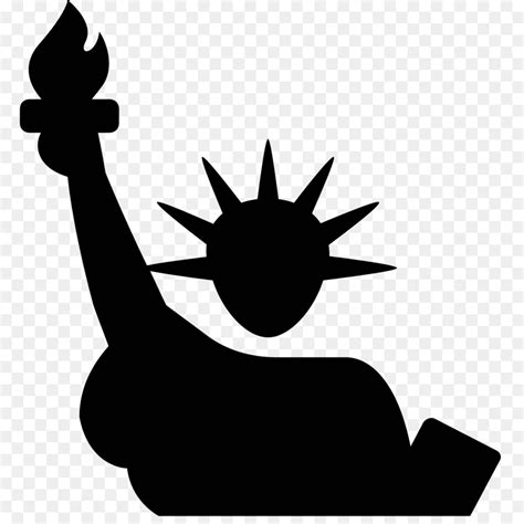 Statue Of Liberty Clip Art Statue Of Liberty Silhouette Png Download