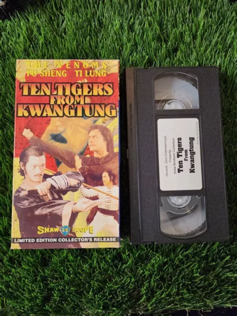 Ten Tigers From Kwangtung Vhs Tape Shaw Brothers Fu Sheng Ti Lung Martial Arts 999 Picclick