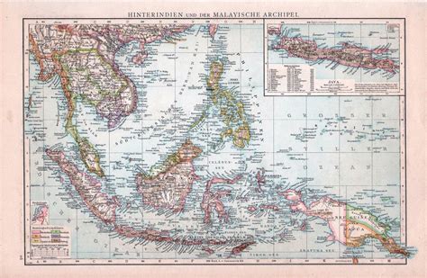 Indonesia 1886 Old Maps Map Infographic