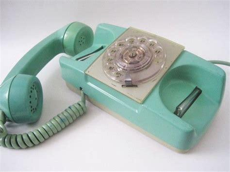 Vintage Starlight Aqua Blue Rotary Princess Phone Etsy Retro Phone