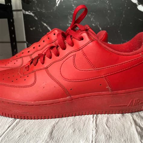 Nike Air Force 1 Size 12 Red S