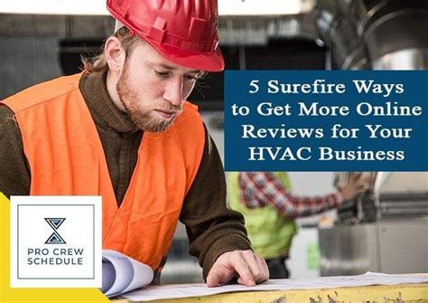 5 Surefire Ways To Get More Online Reviews For Your Hvac Business