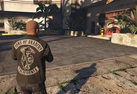 Sons Of Anarchy Vest For Michael Franklin And Trevor Gta5