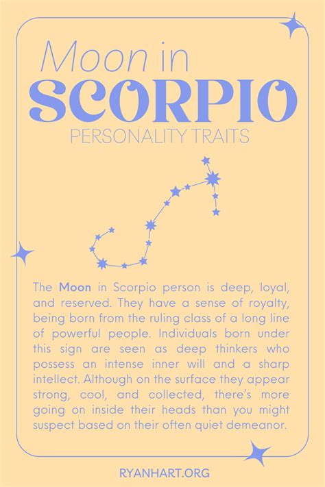Scorpio Moon Sign Personality Traits Ryan Hart