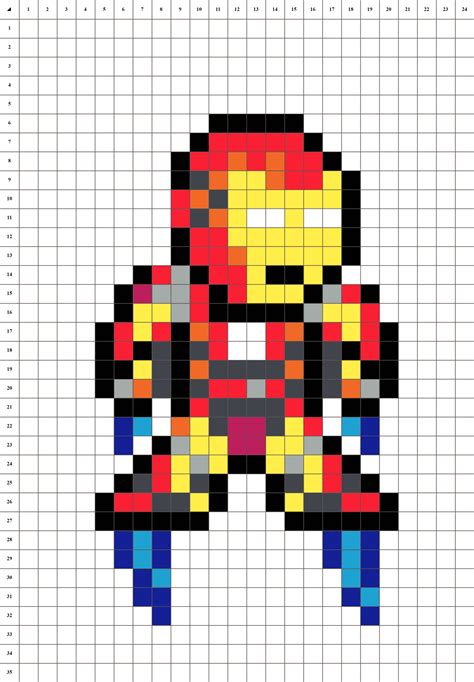 Iron Giant Pixel Art