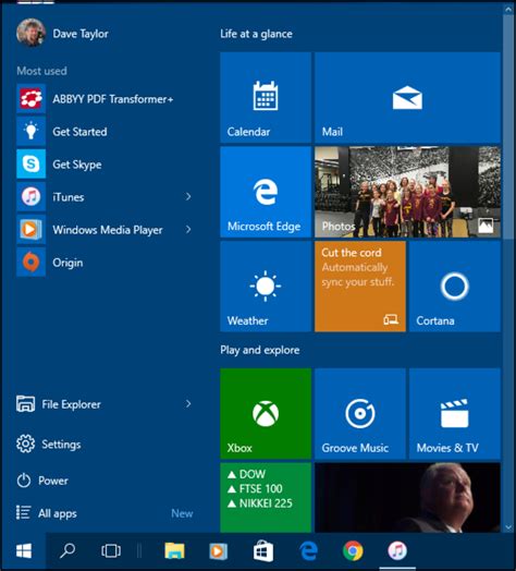 How To Customize Tiles In Windows 101 Start Menu Ask Dave Taylor