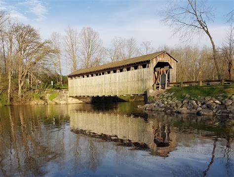 Michigans Oldest Covered Bridge Turns 150 This Year
