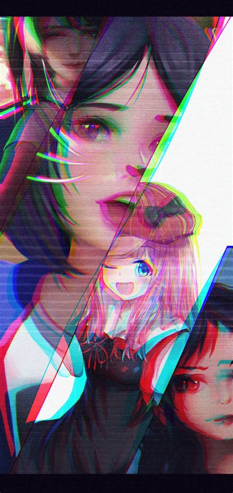 Glitch Anime Wallpaper By Setwall 7e Free On Zedge