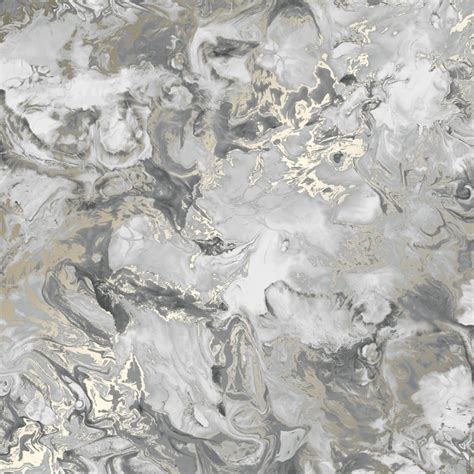 Liquid Marble Wallpaper Grey Gold I Love Wallpaper