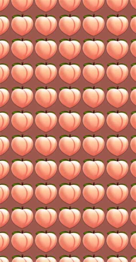 Emoji Peach Booty Emoji Pattern Peach Pink Hd Phone Wallpaper Peakpx