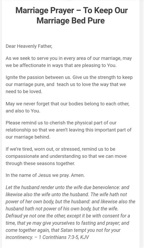 Prayer For Married Couples Prayer For My Marriage Christ Centered