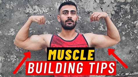 Top 5 Muscle Building Tips For Beginners Youtube