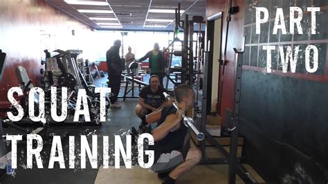 Squat Training With A Novice Lifter Part 2 Youtube