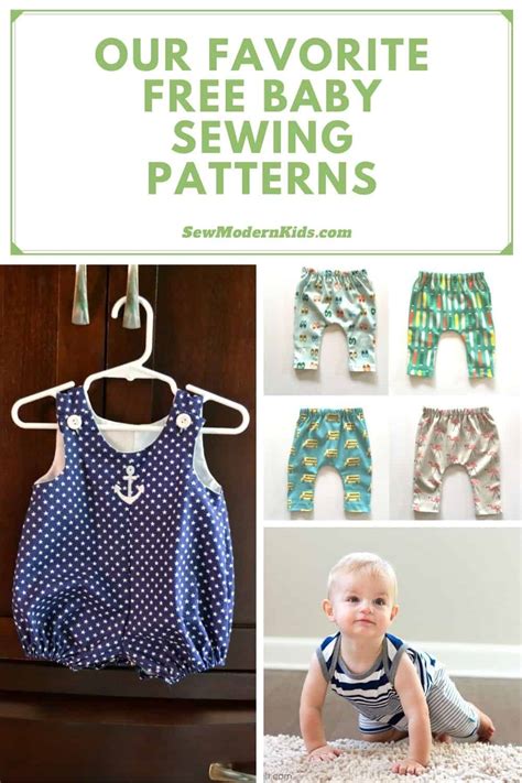 FREE Baby sewing patterns available to download today - Sew Modern Kids