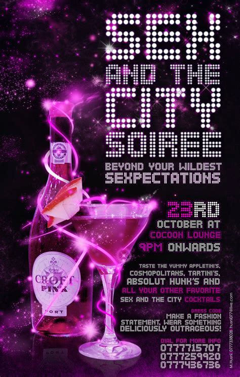Sex And The City Party Flyer By Husni077 On Deviantart