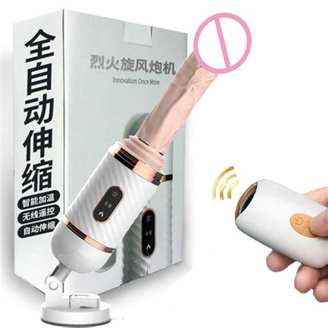wireless remote control automatic sex machine telescopic dildo vibrators for women masturbation