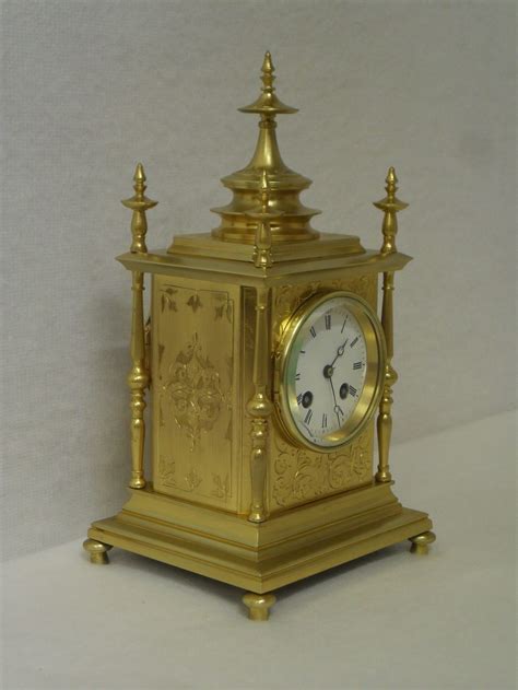 Antiques Atlas Brass Mantel Clock