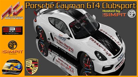 The Simpit Porsche Cayman Gt Clubsport At New Jersey Motorsports Park