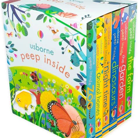 Peep Inside Complete 6 Books Collection By Usborne Ages 2 Board B