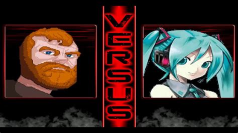 Mugen Random Battles Thenone Vs Vocaloids Youtube