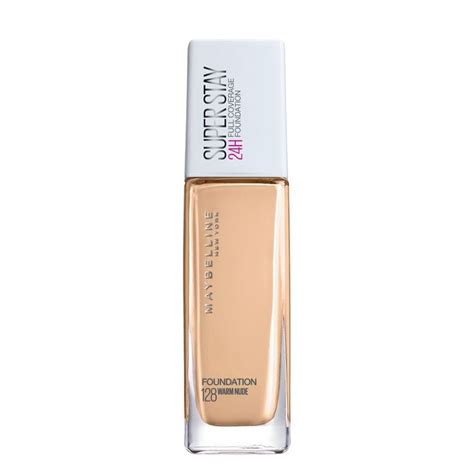 Maybelline Superstay Full Coverage Foundation Warm Nude 128 30ml