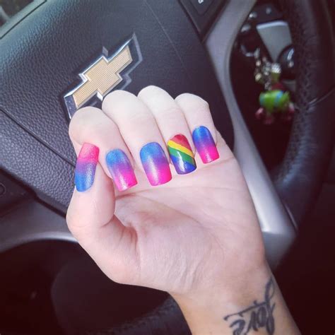 Pin On Rainbow Nails