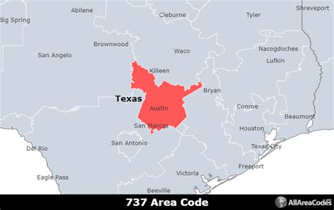 737 Area Code Location Map Time Zone And Phone Lookup