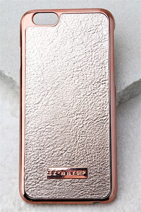 Skinnydip London Rose Gold Phone Case Iphone 6 And 6s Case Metallic