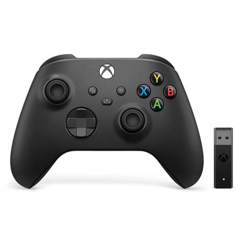Microsoft Xbox Series X Wireless Controller Black With Wireless Adapter