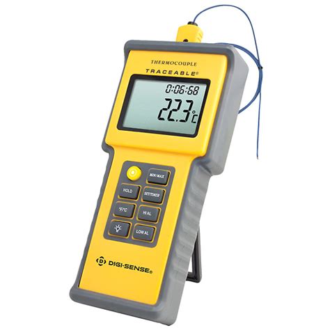 Digi Sense Calibrated Water Resistant Thermocouple Thermometer From