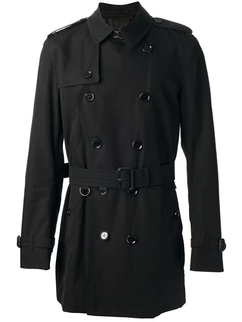 Burberry Trench Coat In Black For Men Lyst
