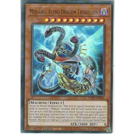 Yu Gi Oh Trading Card Game Led7 En016 Meklord Astro Dragon Triskelion