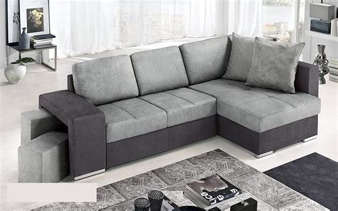 Dafne Italian Design Corner Sofa Bed 2 Seater With Right Peninsula