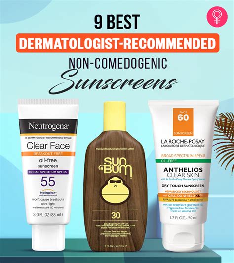 9 Best Non Comedogenic Sunscreens For The Face