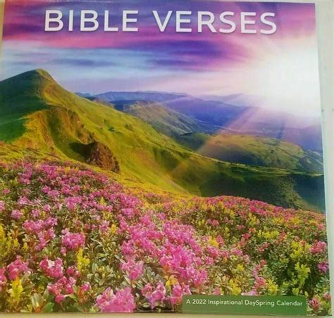 2022 Bible Verses Dayspring 16 Months Wall Calendar 12 X 24 2021