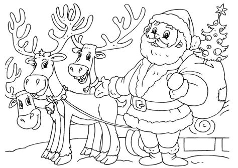 Kleurplaat arreslee met rendieren : Kleurplaat Arreslee Met Rendieren : Kleuren.nu - Rudolf ...