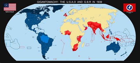 Two days later, britain and france declared war on germany. The USAO and GBR, circa 1939 [United Americas: The More ...