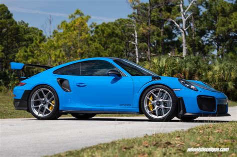 Porsche 911 Gt2 Rs 991 Blue Hre R101 Wheel Front
