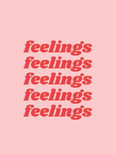 Feelings Quote Feelings Pink Red Aesthetic Tumblr Quote Quotes